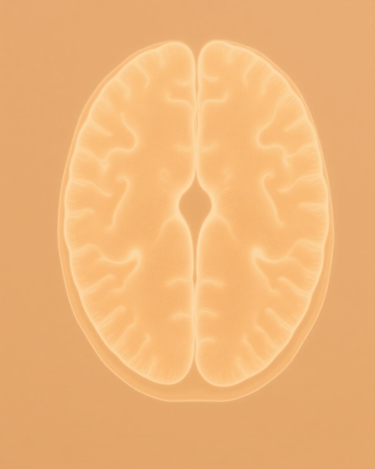 Brain MRI cross-section