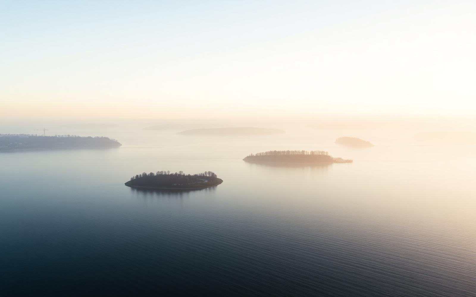 Stockholm archipelago at dawn